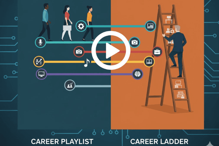 Work As A Playlist: Why Careers Now Have Tracks, Not Ladders cover